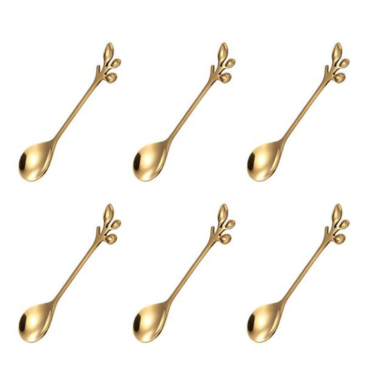 Gold Leaf Tea Stirrer