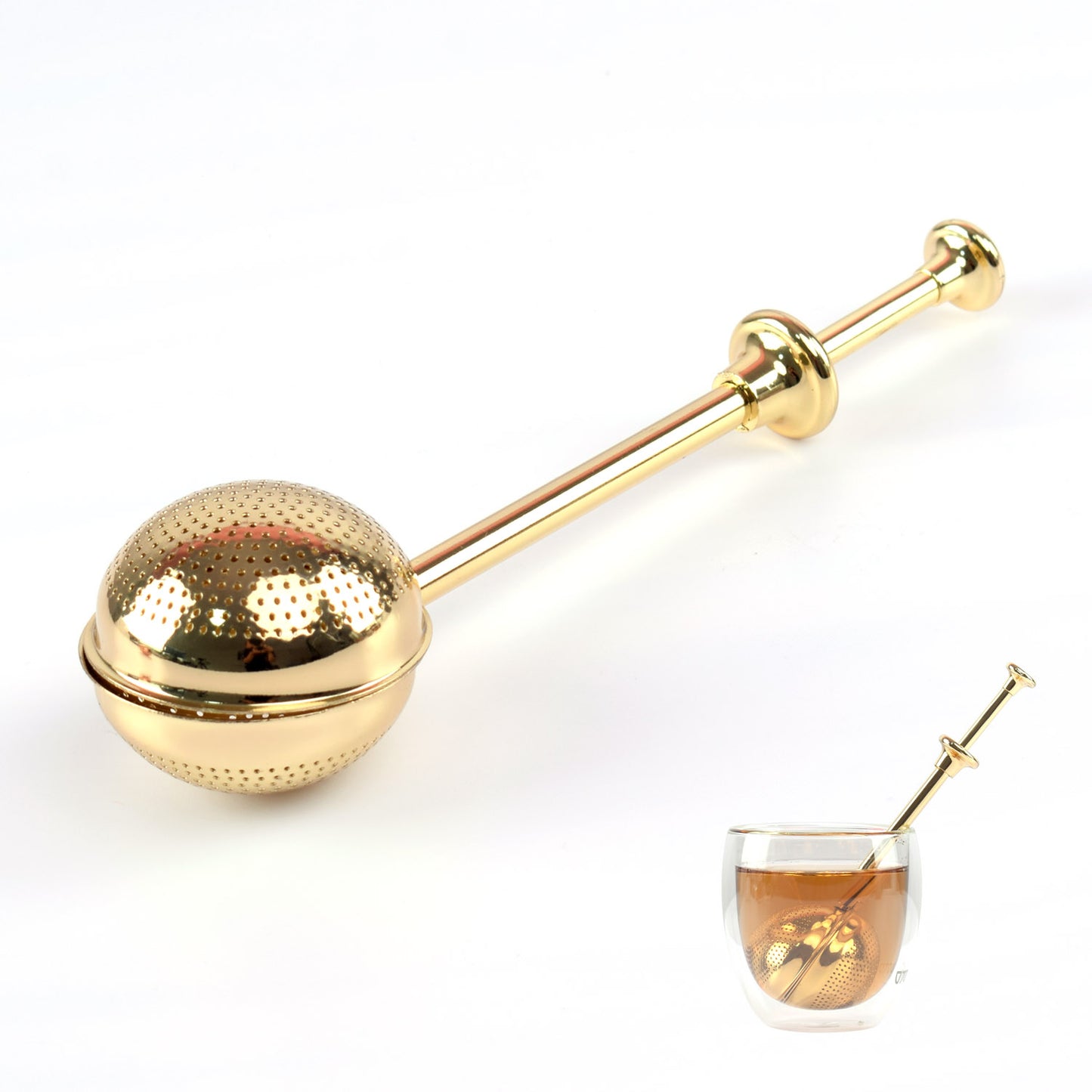 Push Handle Tea Infuser